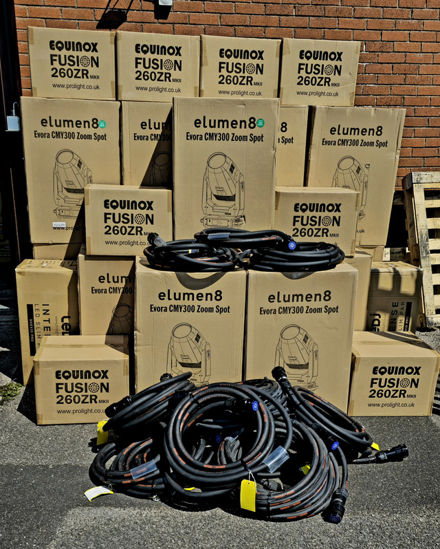 Radical Events stage and lighting production