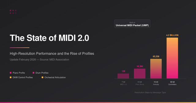 The State of MIDI 2.0: High-Resolution Performance and the Rise of Profiles